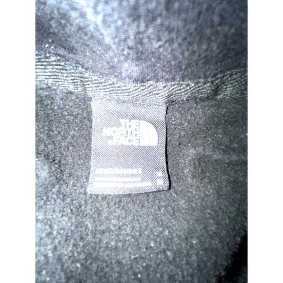 The North Face Mens Hommes Hoodie Black with White Logo Pockets Draw String Size - Picture 3 of 6